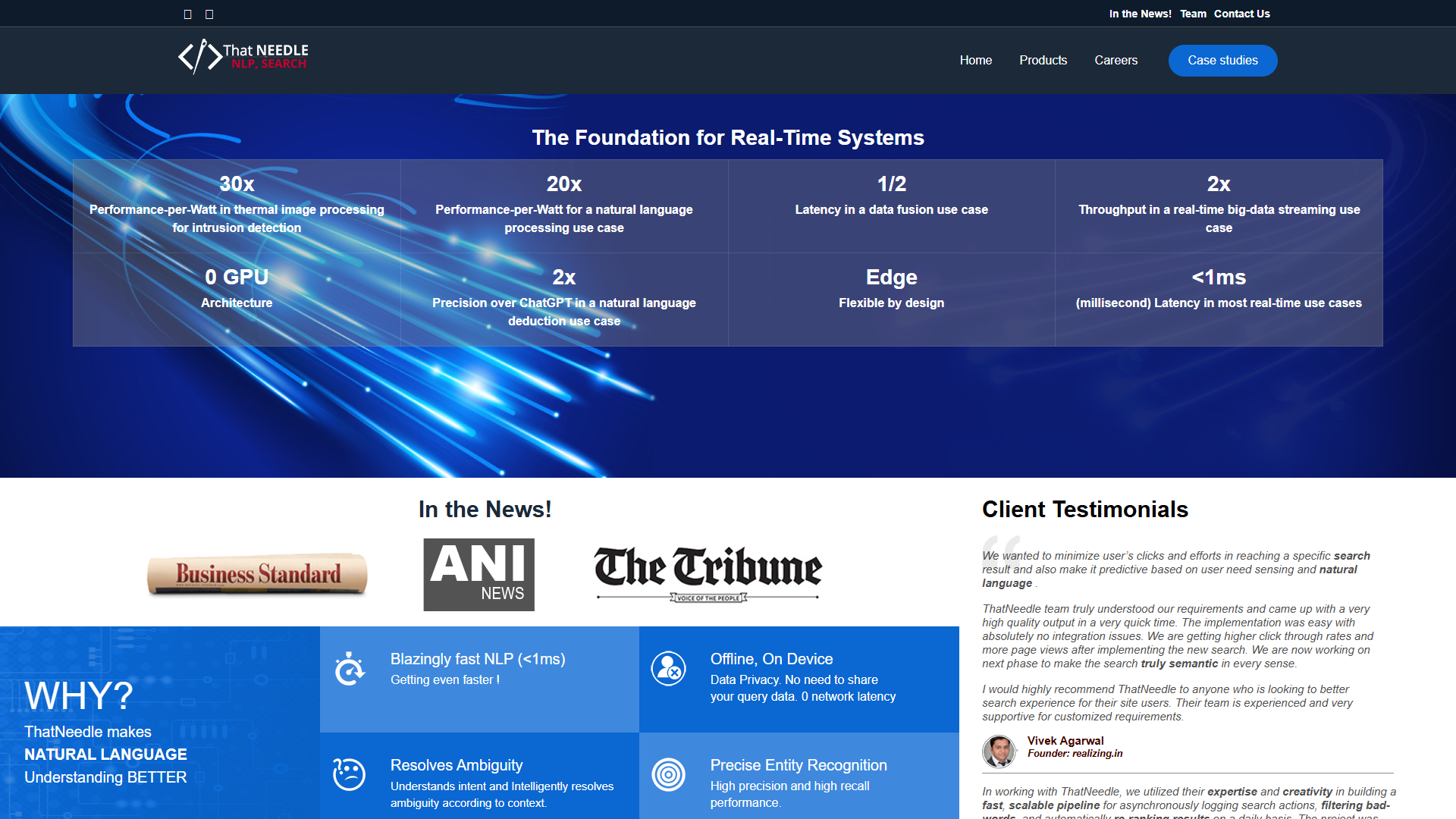 ThatNeedle NLP Platform ThatNeedle NLP Platform
