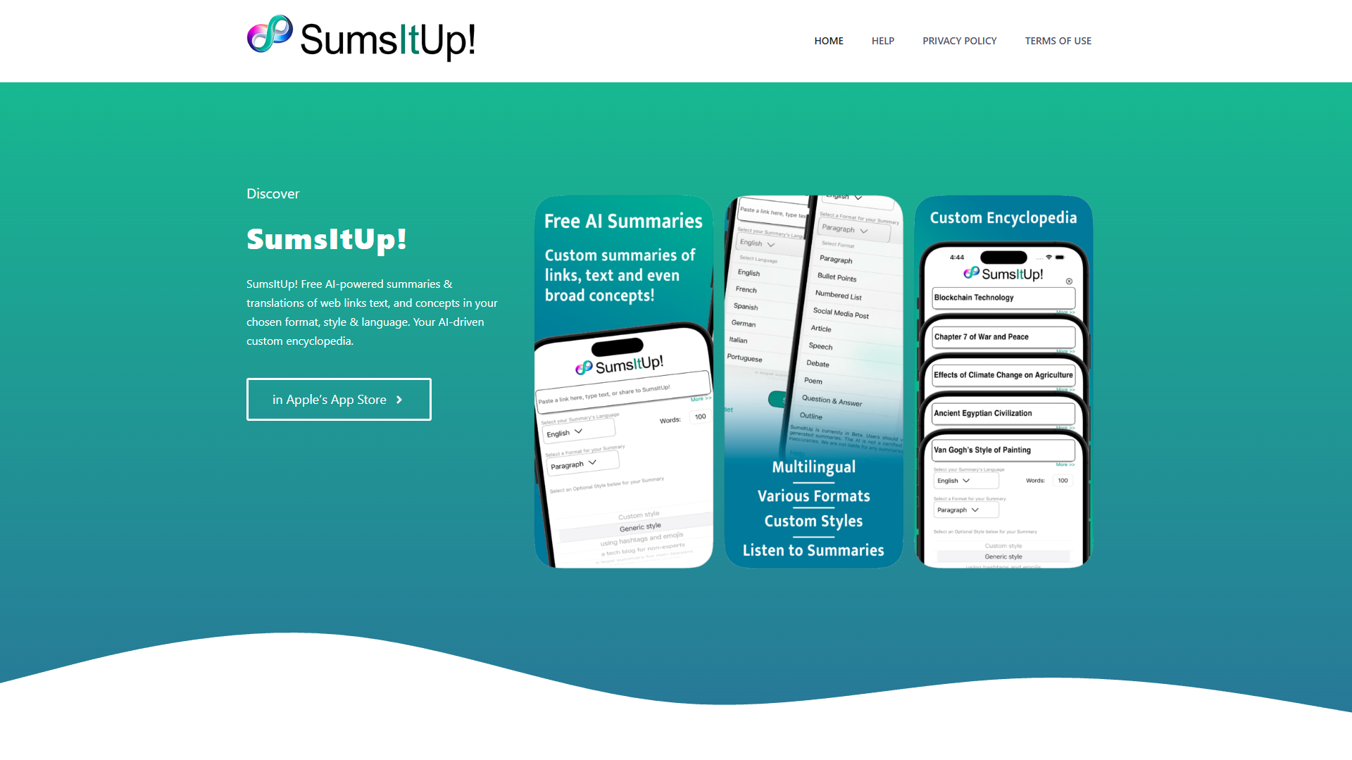 SumsItUp SumsItUp