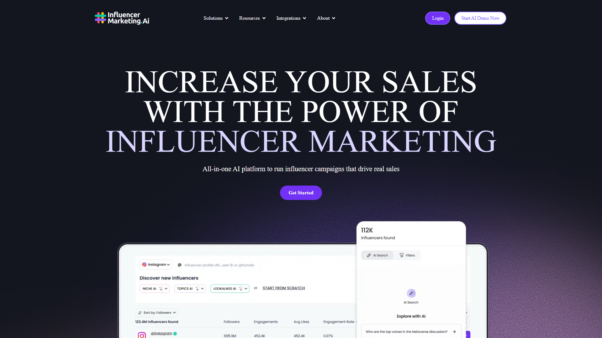 IMAI Influencer Marketing AI IMAI Influencer Marketing AI