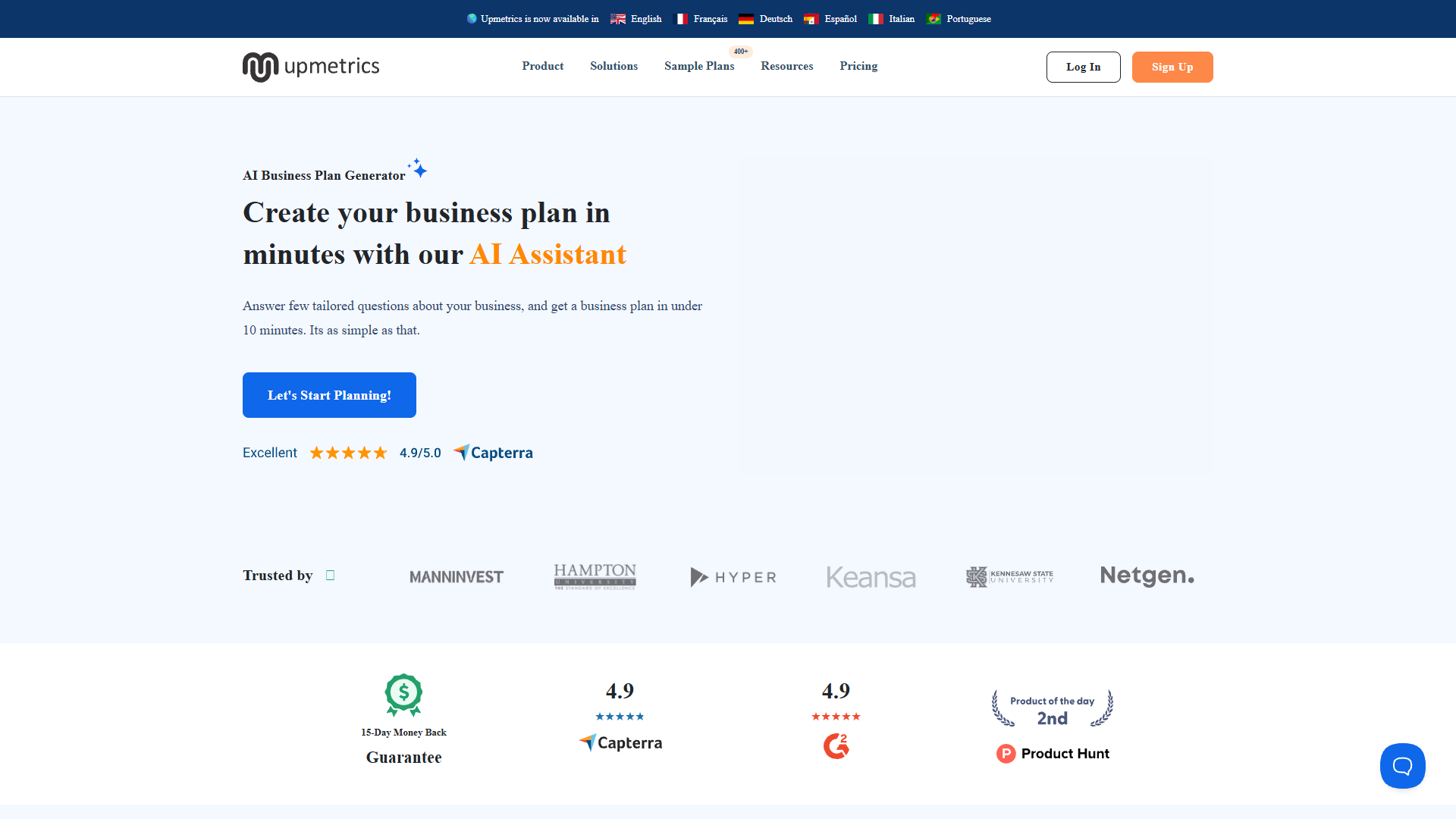 AI Business Plan Generator AI Business Plan Generator