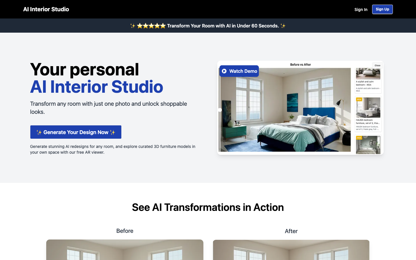 AI Interior Studio AI Interior Studio