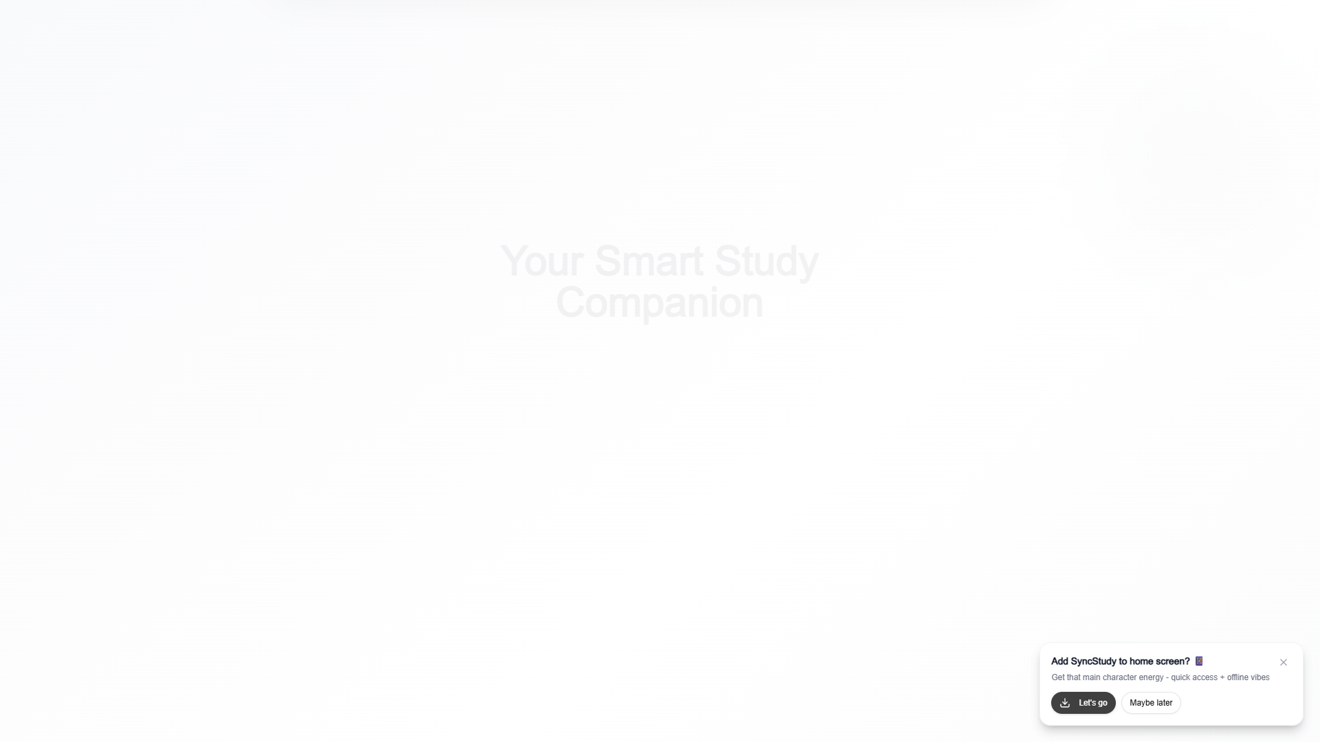 SyncStudy SyncStudy