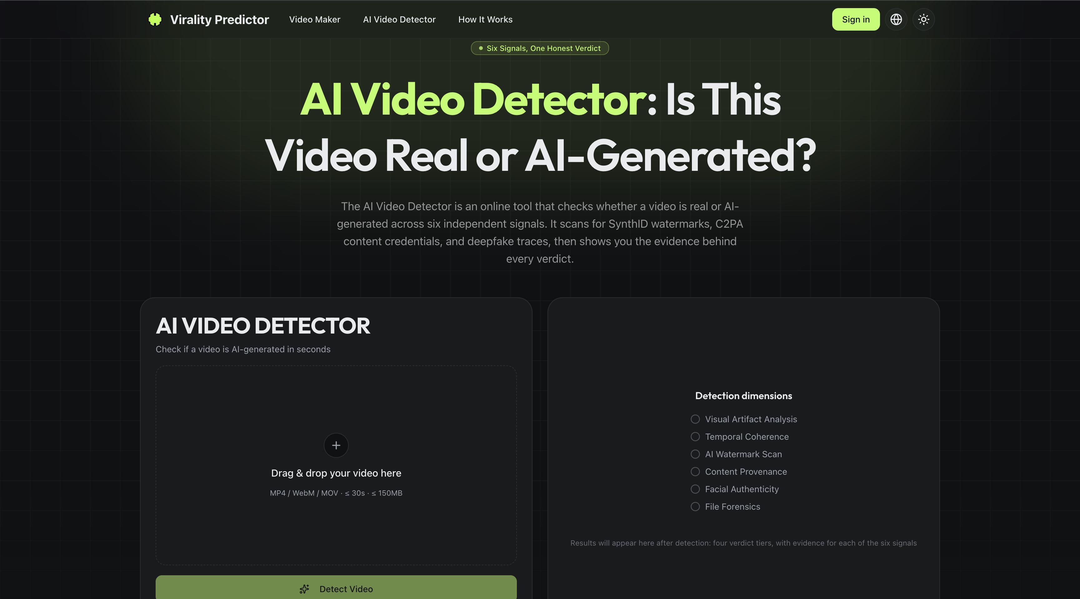 AI Video Detector AI Video Detector