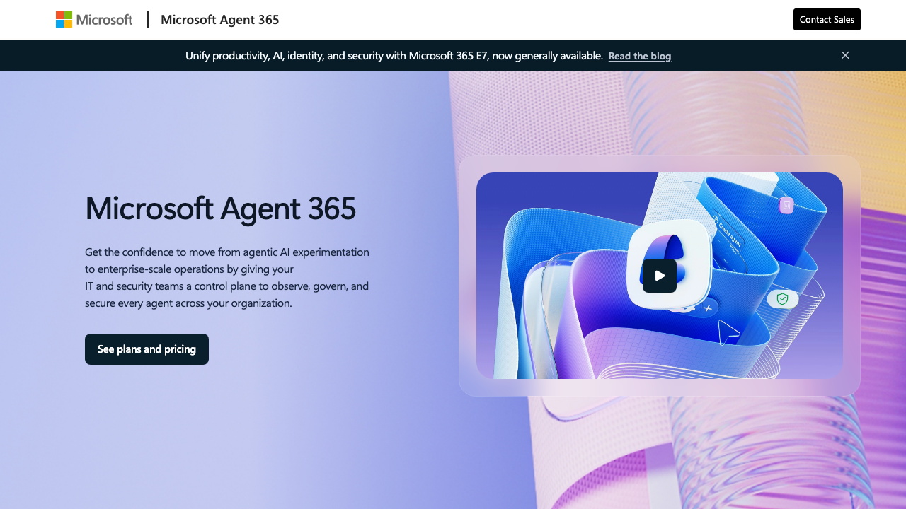 Microsoft Agent 365 Microsoft Agent 365