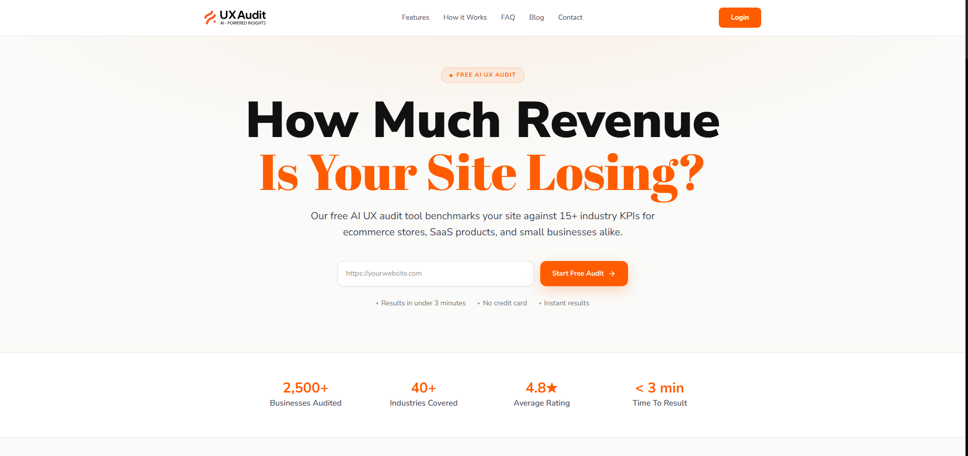 UX Audit Tool UX Audit Tool